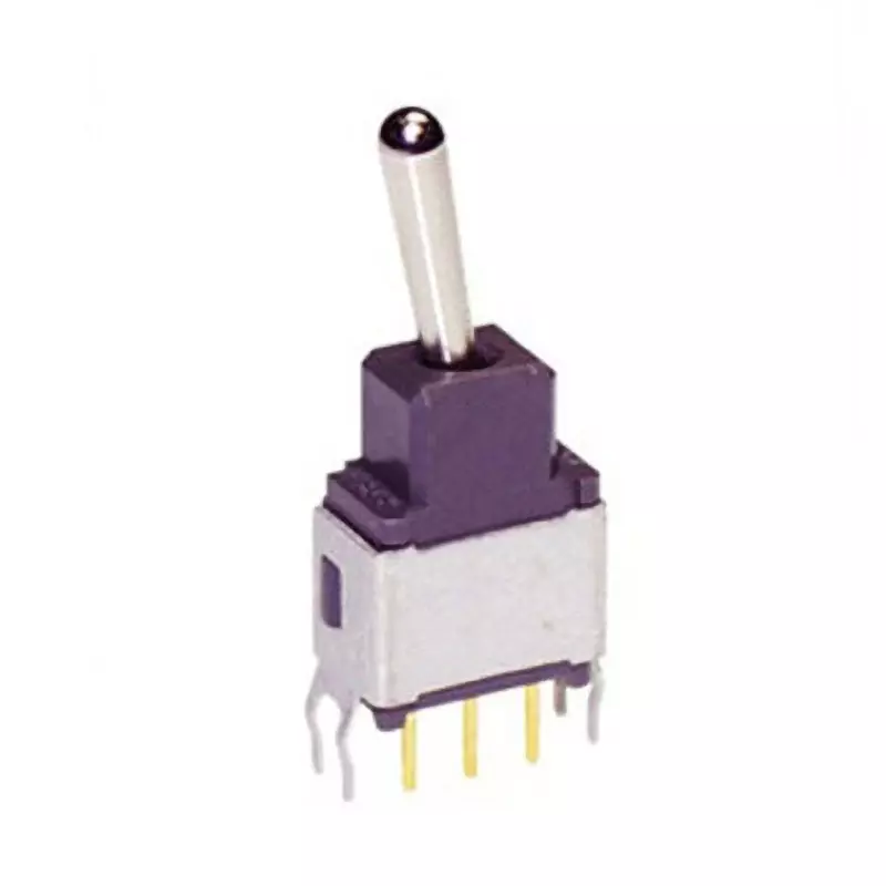 NKK SWITCHES A Series Toggle Switch 1 Pole Basic Lever, A-19AB