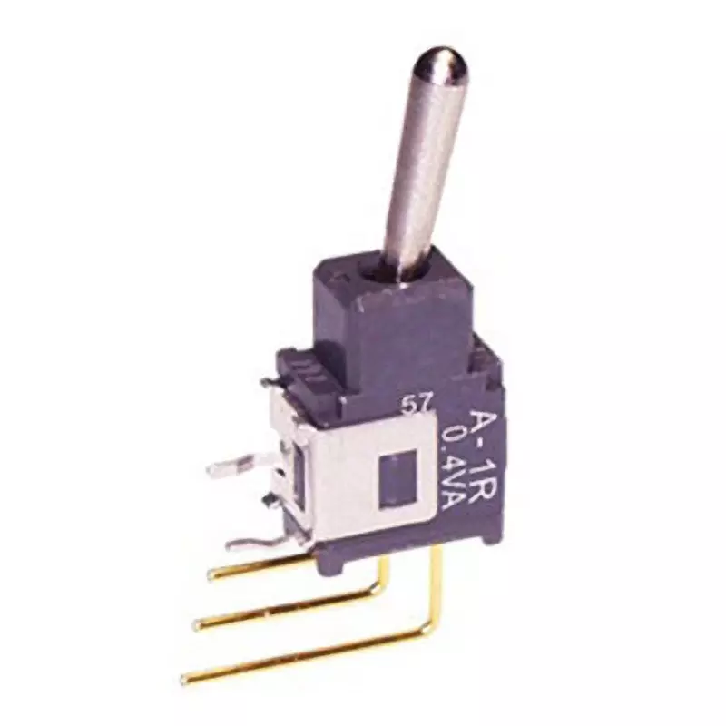 NKK SWITCHES A Series Toggle Switch 1 Pole Basic Lever, A-1RAV