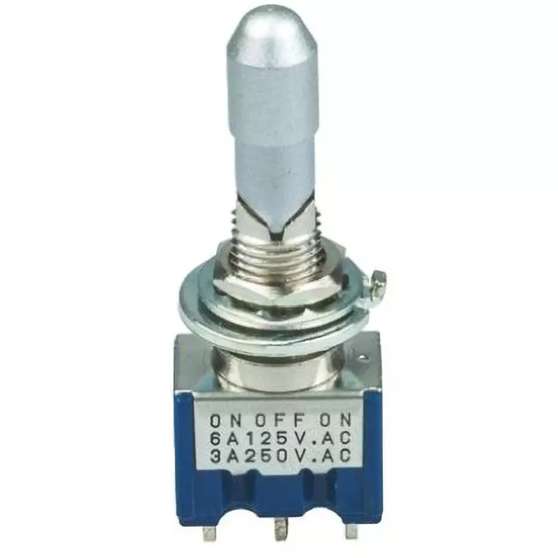 Nidek Toggle Switch AC 125/AC 250/DC 30 V Rated Voltage, 8E1041-Z