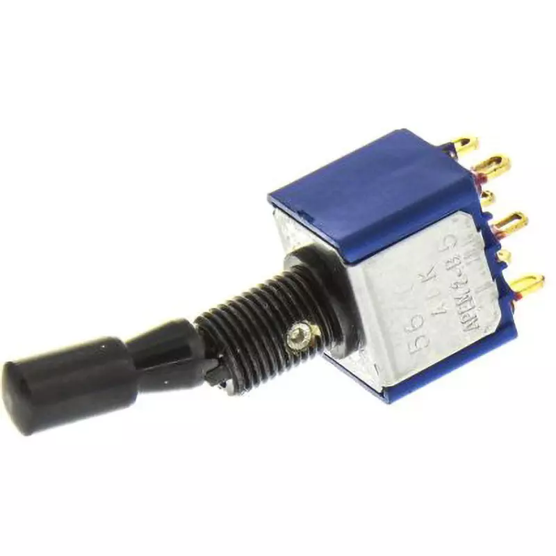 APEM Toggle Switch Solder Terminal 10 mΩ Contact Resistance, 5646ADBGK2V