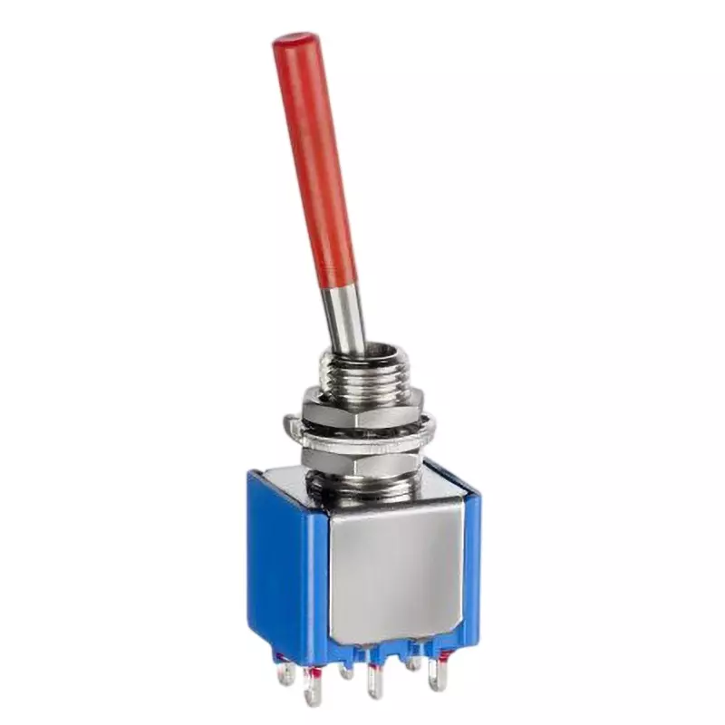 APEM Toggle Switch Double Pole Double Throw (Dpdt) 10 mΩ Contact Resistance, 5647AB-21+U646