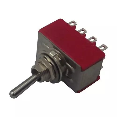 MULTICOMP PRO Toggle Switches SWITCH, 4PDT, 5A, 120VAC, 1M41T1B5M1QE