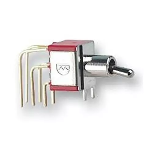 MULTICOMP PRO Toggle Switches SWITCH, PCB, DPDT, HORIZ, 1MD1T2B4M7RE