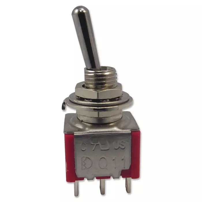 MULTICOMP PRO Toggle Switches TOGGLE SWITCH, DPDT, 5A, 120VAC, PANEL, 1MD1T1B5M1QE