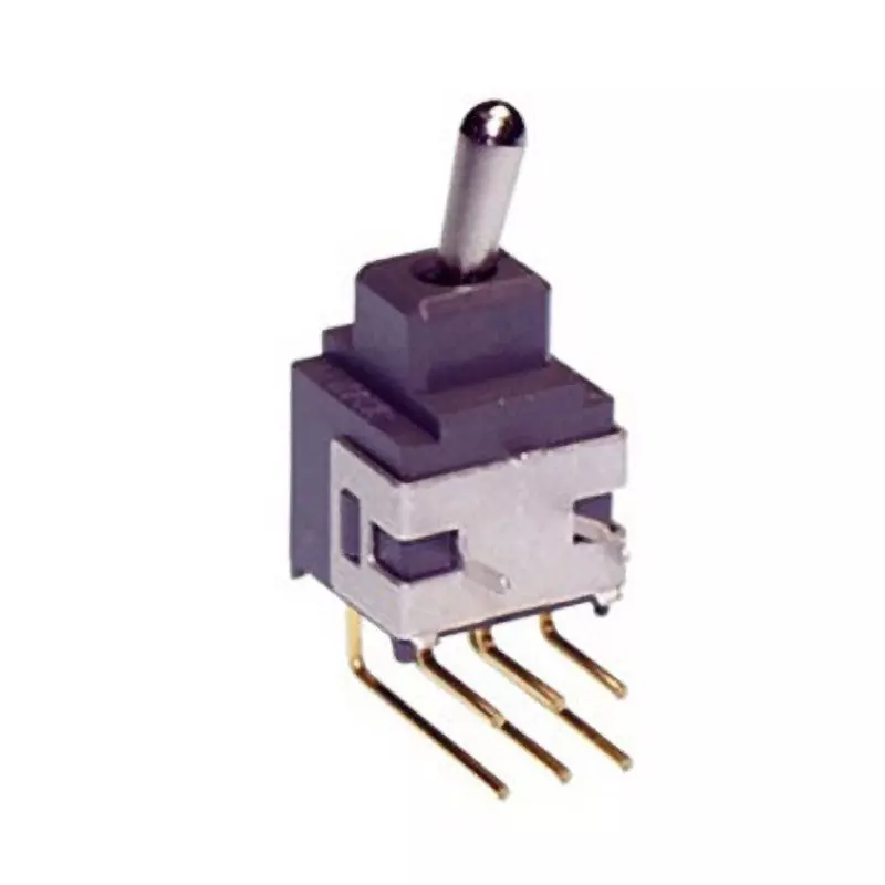 NKK SWITCHES A Series Non-Illuminated Toggle Switch 2 Pole Short Lever, A-23JH