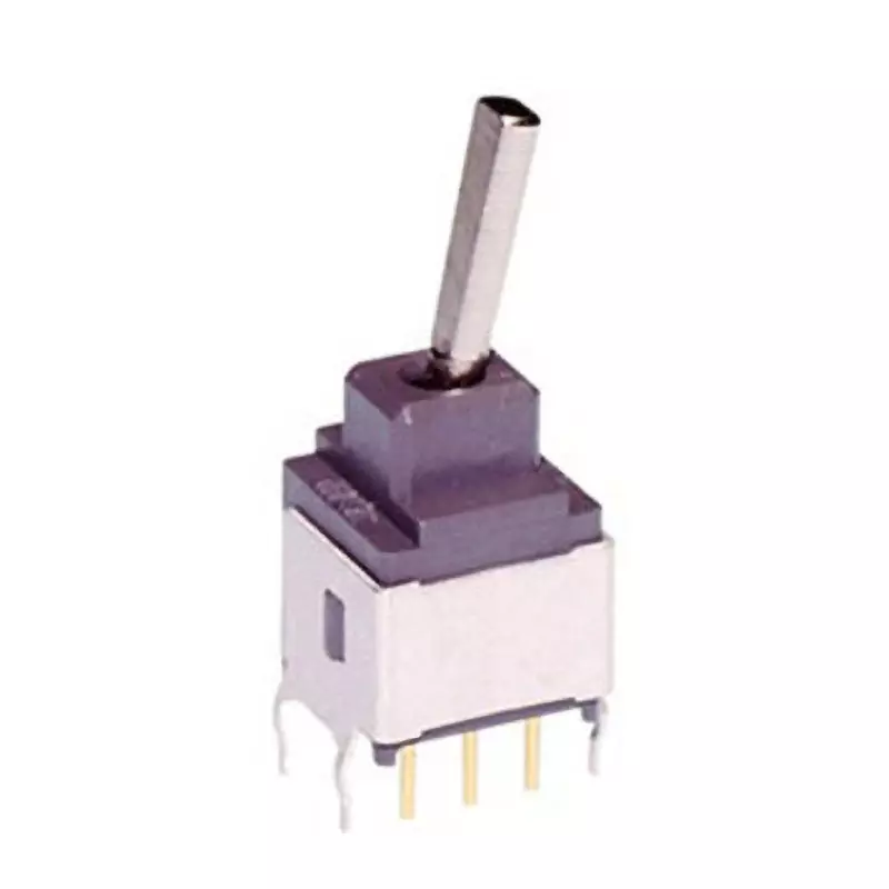 NKK SWITCHES A Series Non-Illuminated Toggle Switch 1 Pole Flat Lever, A-27EB