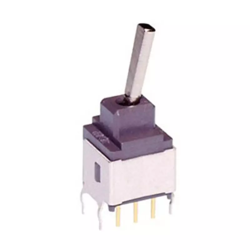 NKK SWITCHES A Series Non-Illuminated Toggle Switch 2 Pole Flat Lever, A-29EB