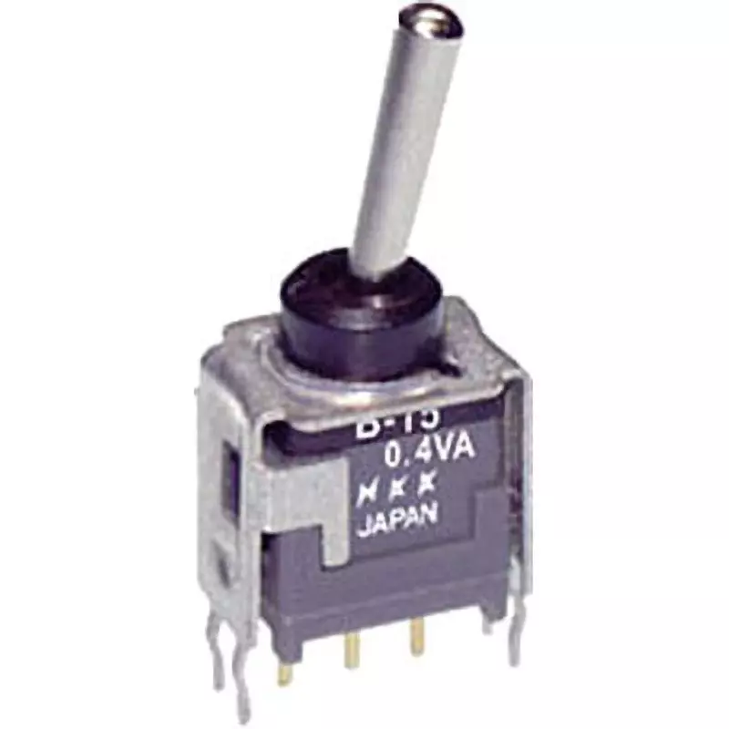 NKK SWITCHES Basic Type Toggle Switch 1 Pole, B-15AB