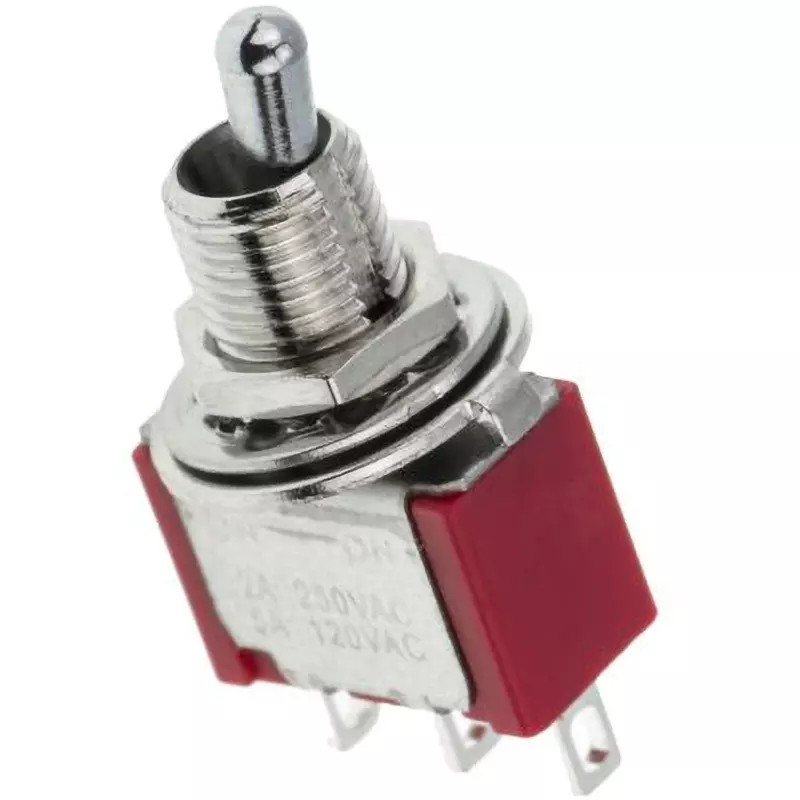 RS PRO Toggle Switch Silver-Plated Brass Contact Material SPDT, 734-7097