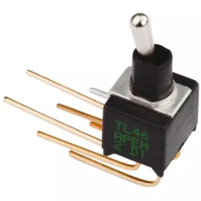 APEM Toggle Switch Through Hole Terminal 20 mΩ Contact Resistance, TL39WW050