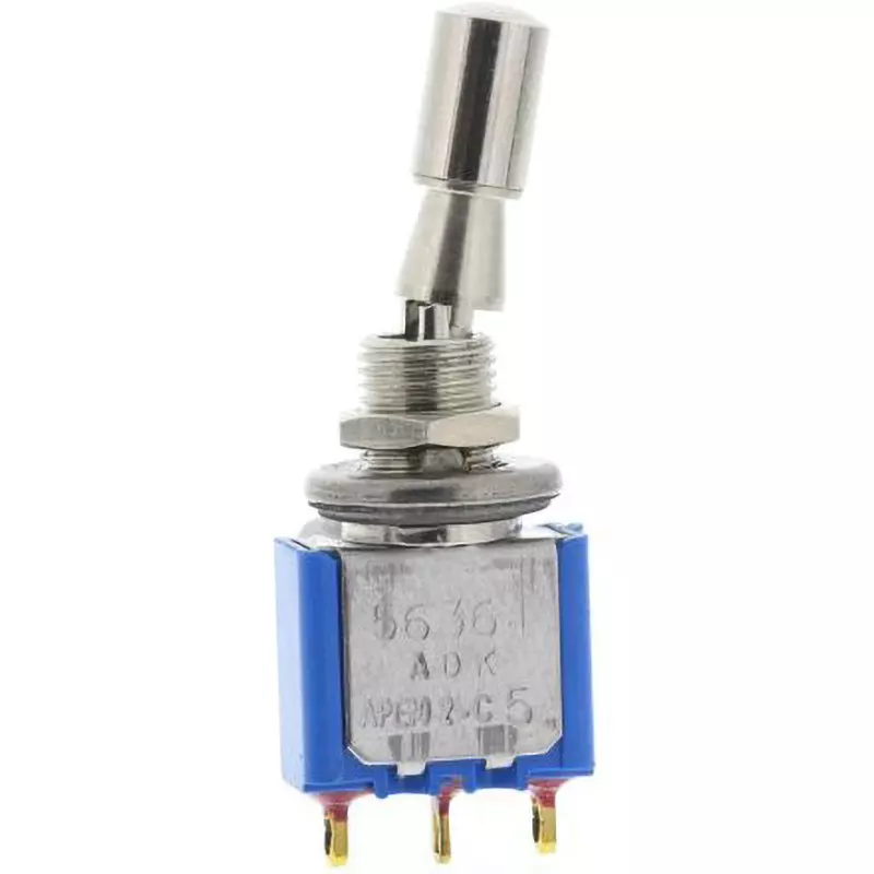 APEM Toggle Switch Solder Terminal 10 mΩ Contact Resistance, 5636ADBK2V