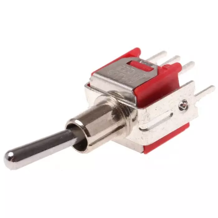 RS PRO Toggle Switch PCB Mount On-(On) DPDT Through Hole Terminal, 7347173