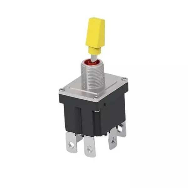 TE CONNECTIVITY Toggle Switch Non-Illuminated Quick Connect Termination, DST12DY251
