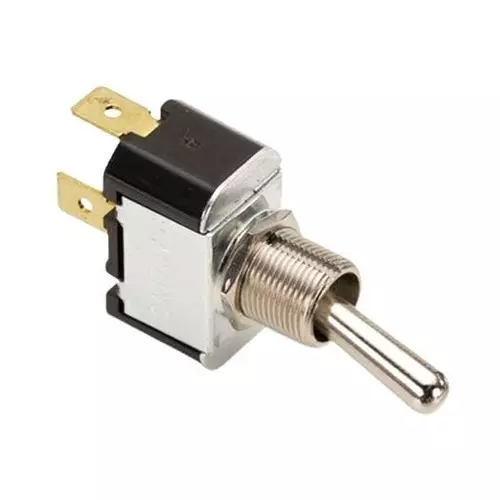 CARLING TECHNOLOGIES Toggle Switch Non-Illuminated Wire Lead Termination 10 & 15 Amp Bat Actuator, 6FC51-73