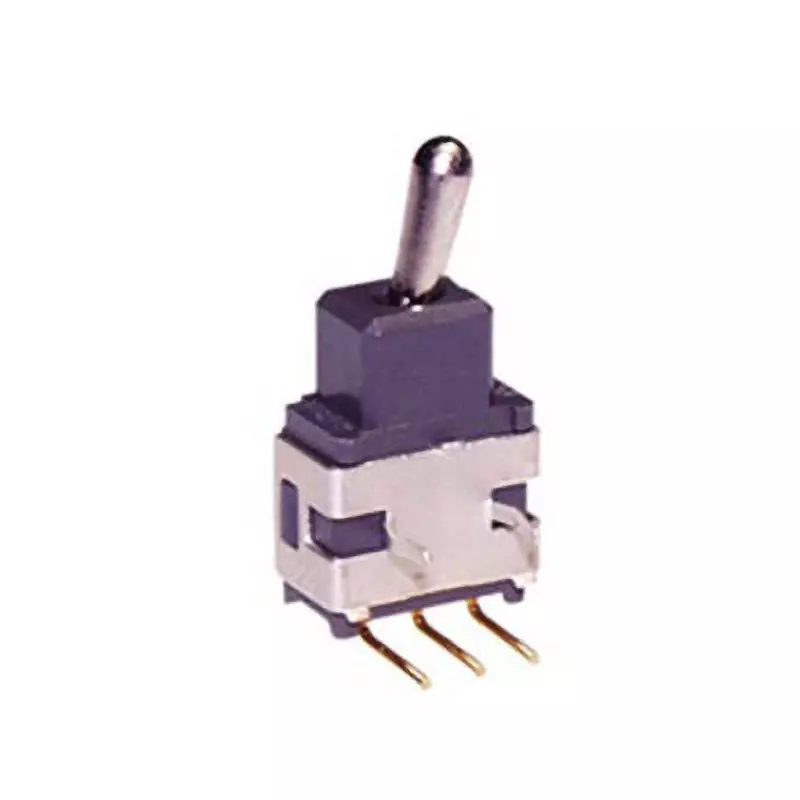 NKK SWITCHES A Series Toggle Switch 1 Pole Short Lever, A-19JH