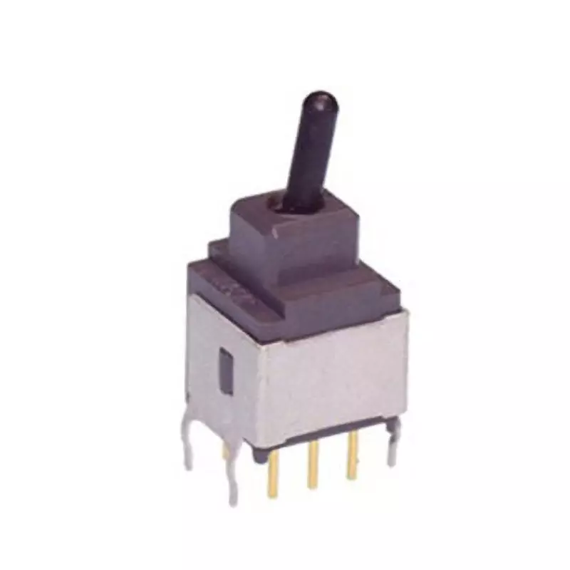 NKK SWITCHES A Series Non-Illuminated Toggle Switch 2 Pole Short Plastic Lever, A-28J2B