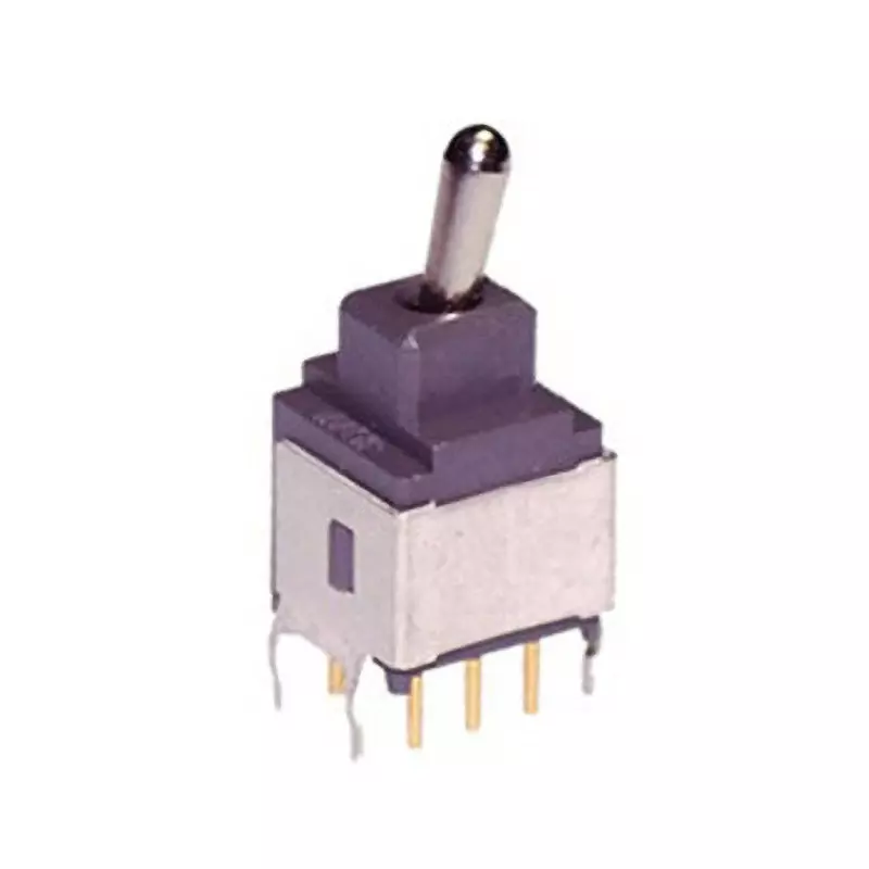 NKK SWITCHES A Series Non-Illuminated Toggle Switch 2 Pole Short Lever, A-29JB