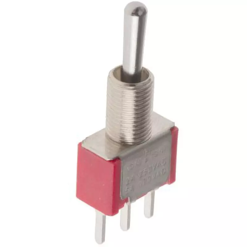 RS PRO Toggle Switch Silver-Plated Brass Contact Material SPDT, 734-7141