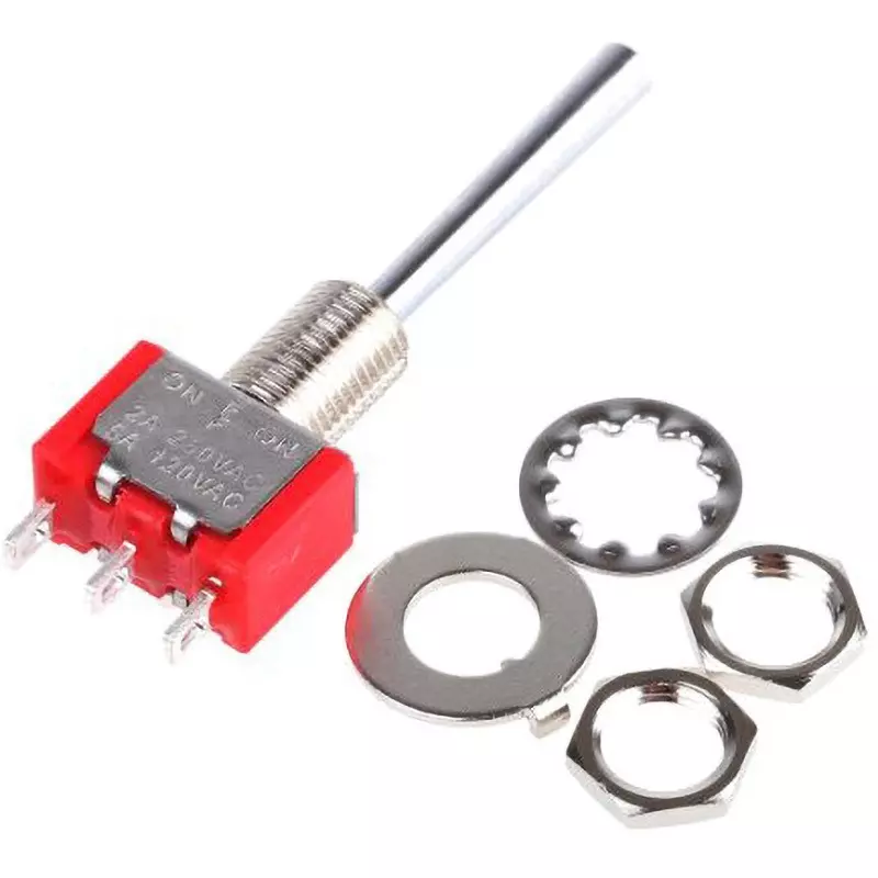 RS PRO Toggle Switch Silver-Plated Brass Contact Material SPDT, 734-7135
