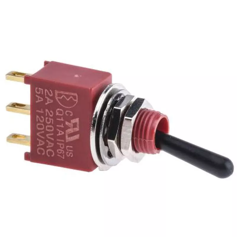 RS PRO Toggle Switch Gold Over Silver Plated Copper Alloy Contact Material SPDT, 734-6978