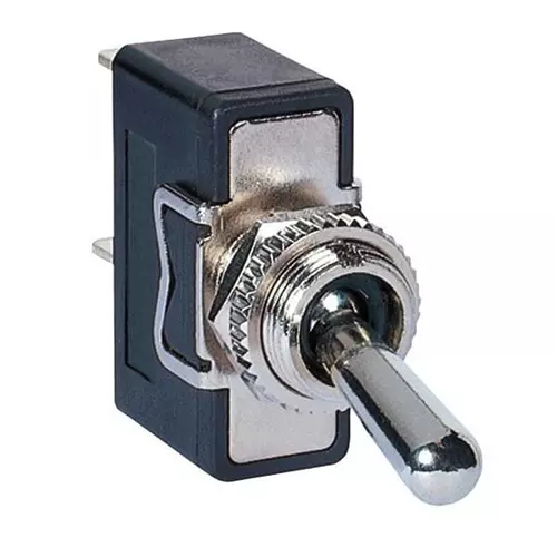 BULGIN LIMITED Toggle Switch Non-Illuminated Quick Connect Termination 16 Amp Bat Actuator, C3972BG
