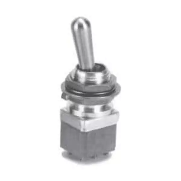 Otto Toggle Switch Non-Illuminated PC Pin Termination 5 Amp Toggle Actuator 28 V DC, T3-15151