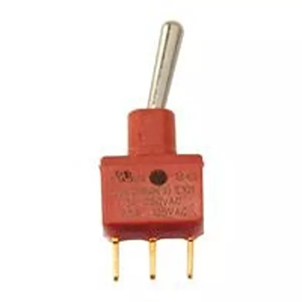 C&K COMPONENTS TOGGLE SWITCH, SPDT, 7.5A, 125VAC, THT, E101SD1CGE