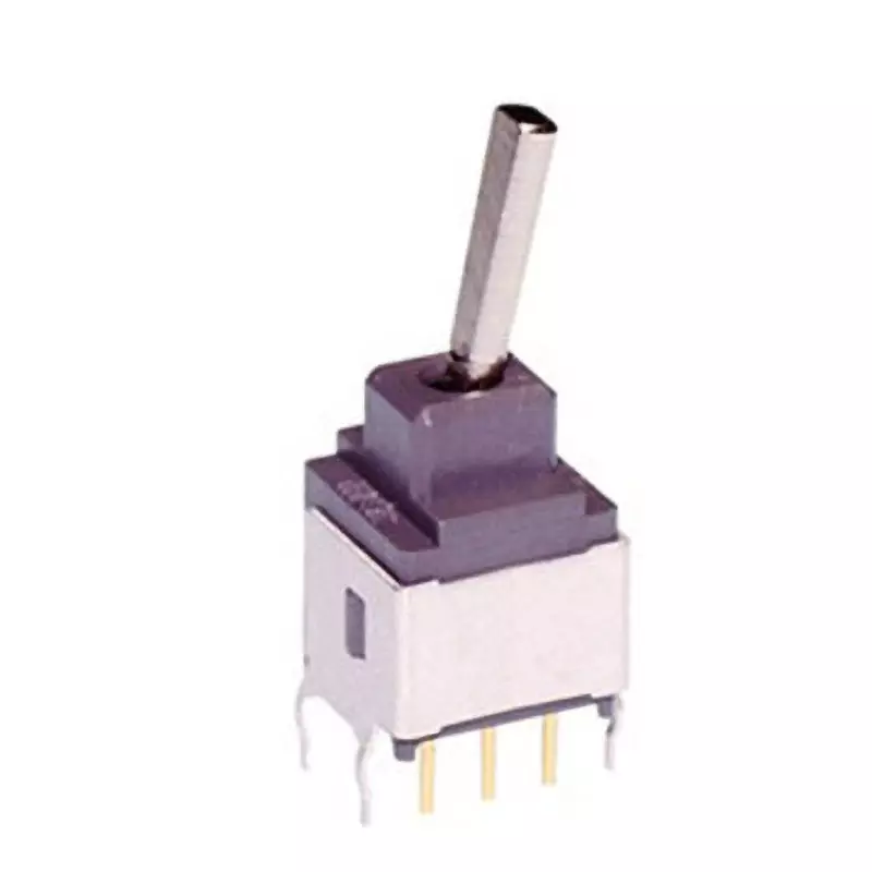 NKK SWITCHES A Series Non-Illuminated Toggle Switch 2 Pole Flat Lever, A-25EB