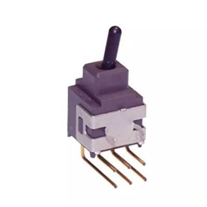 NKK SWITCHES A Series Non-Illuminated Toggle Switch 2 Pole Short Plastic Lever, A-28J2H