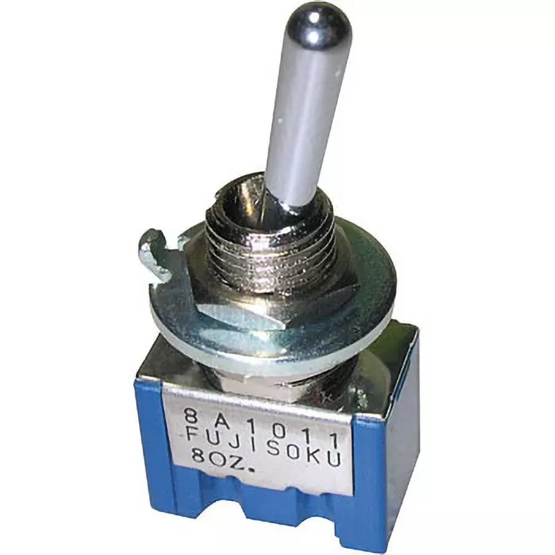 Nidek Toggle Switch AC: 125/250, DC: 30 V Rated Voltage, 8A1012-Z (Pack of 10)