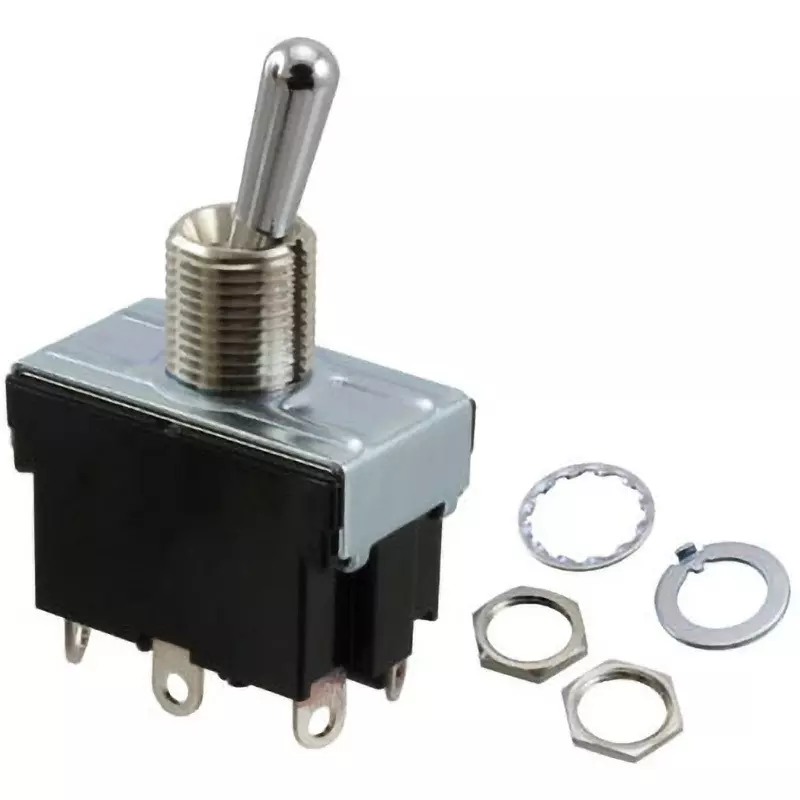 Nidek Toggle Switch AC: 125/250 V Rated Voltage ON-ON Switch, ET210N12-Z