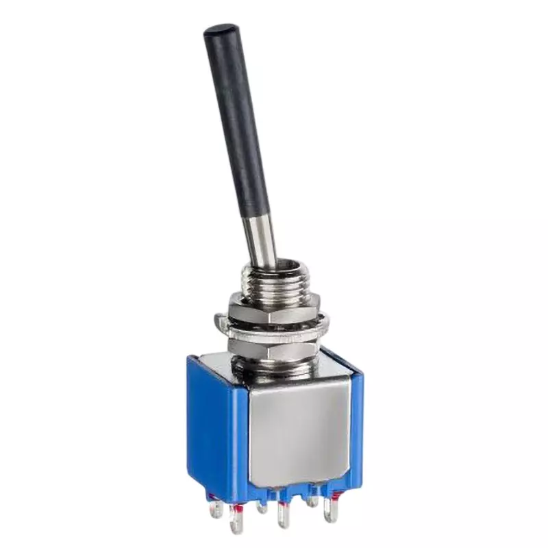 APEM Toggle Switch Double Pole Double Throw (Dpdt) 10 mΩ Contact Resistance, 5647AB-21+U642