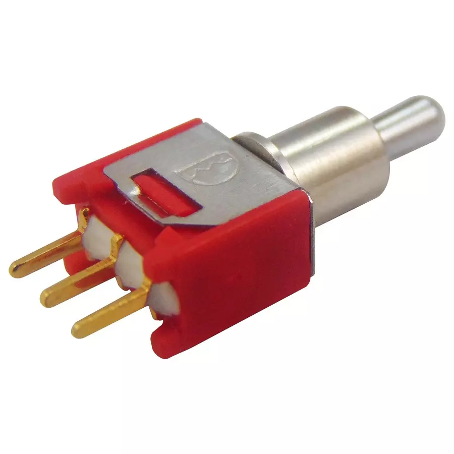 MULTICOMP PRO Toggle Switches SWITCH, TOGGLE, SPDT, ON-OFF-MOM, 2MS5T2B2M2RE