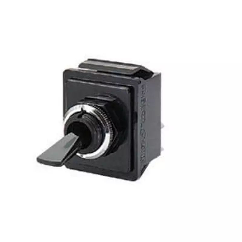 BULGIN LIMITED Toggle Switch Non-Illuminated Quick Connect Termination 20 Amp Flat Lever Actuator, C1700H