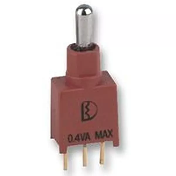 MULTICOMP PRO Toggle Switch, PCB, SPDT, VERT, 2AS3T2A1M2RE