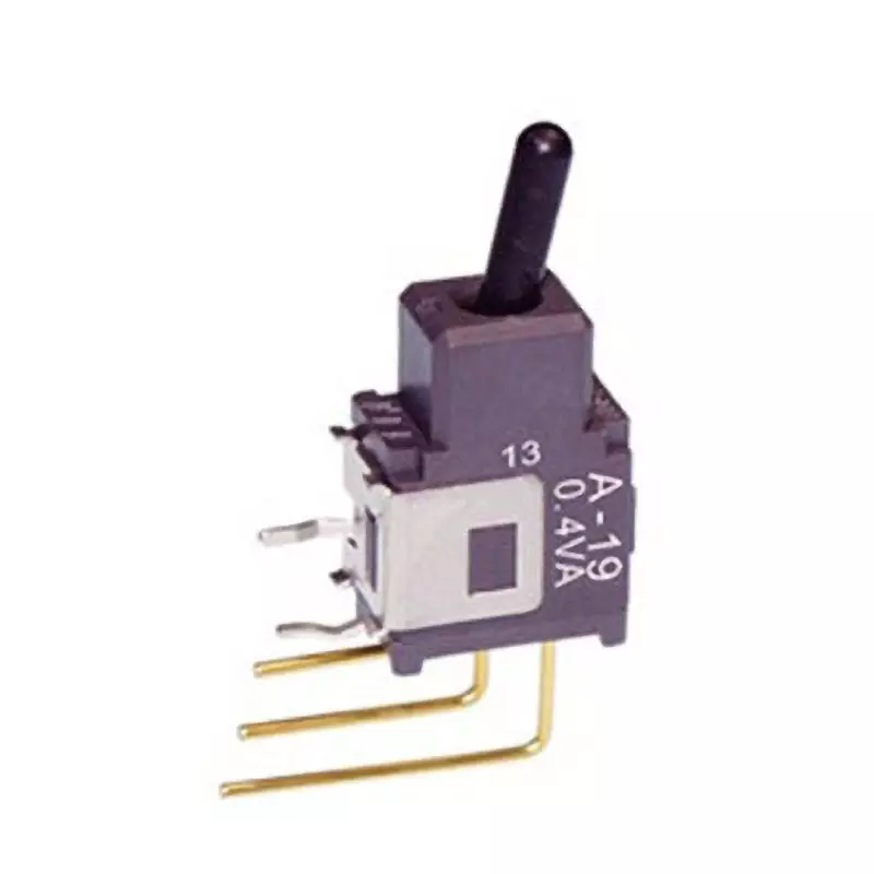 NKK SWITCHES A Series Toggle Switch 1 Pole Short Plastic Lever, A-19J2V