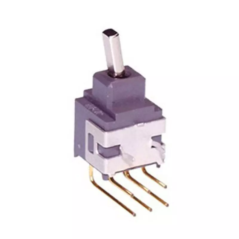 NKK SWITCHES A Series Non-Illuminated Toggle Switch 1 Pole Short Flat Lever, A-27HH
