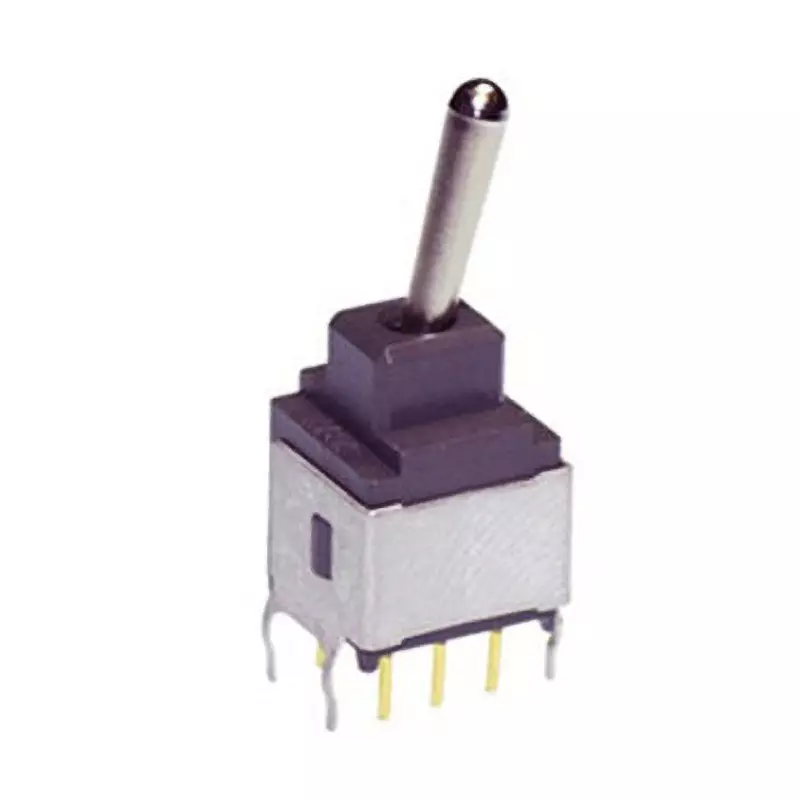 NKK SWITCHES A Series Non-Illuminated Toggle Switch 2 Pole Basic Lever, A-28AB