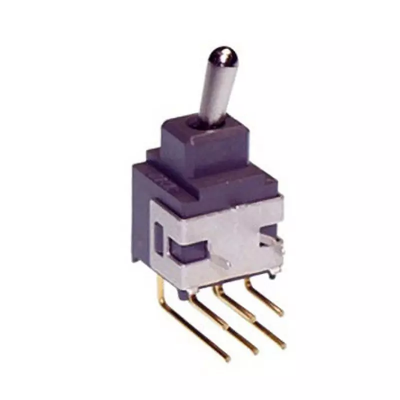 NKK SWITCHES A Series Non-Illuminated Toggle Switch 2 Pole Short Lever, A-28JH