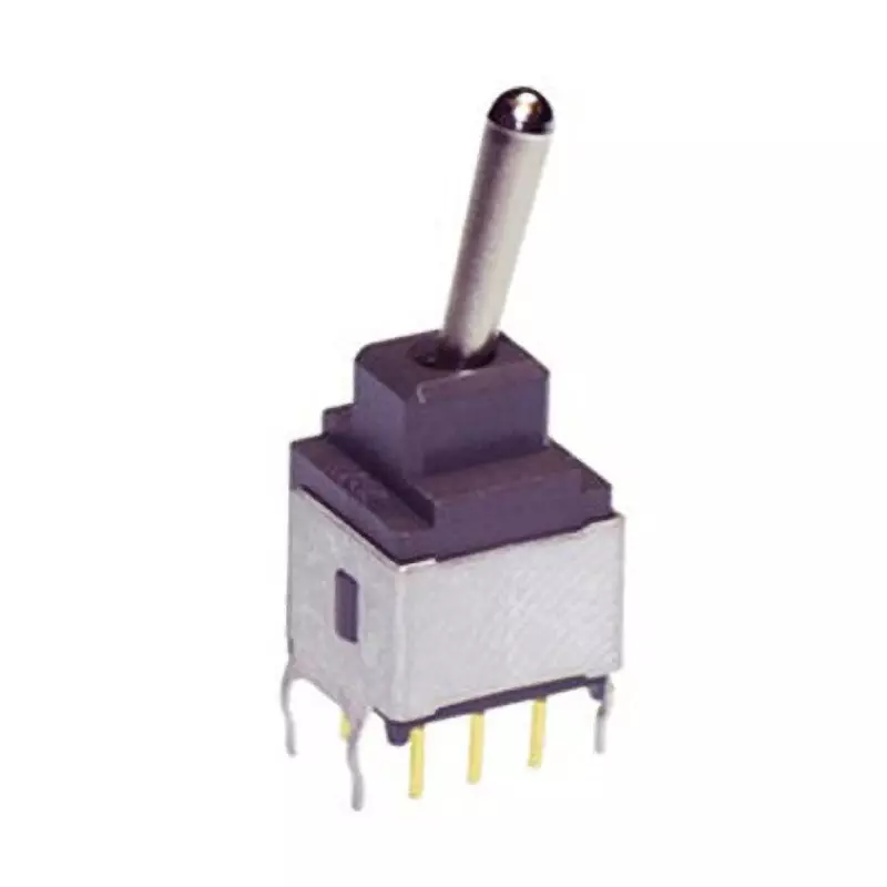 NKK SWITCHES A Series Non-Illuminated Toggle Switch 2 Pole Basic Lever, A-29AB