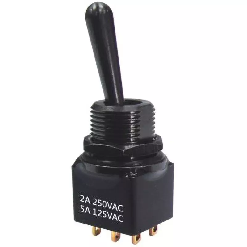RS PRO Toggle Switch Silver Contact Material DPDT, 820-0523