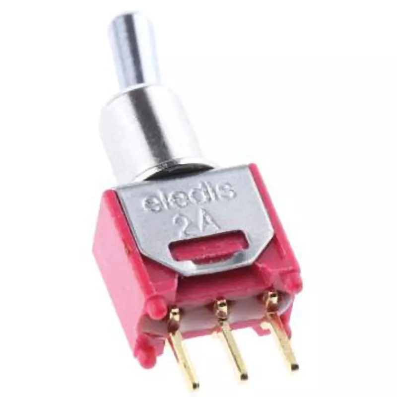 RS PRO Toggle Switch Gold Over Nickel-Plated Brass Contact Material SPDT, 448-0797