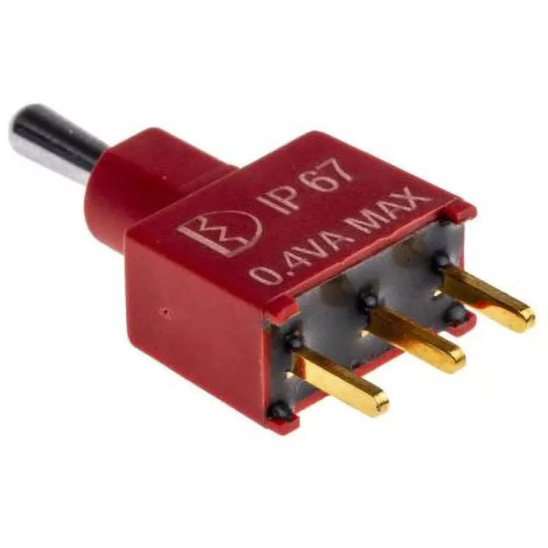 RS PRO Toggle Switch Copper Alloy, Gold Plating Contact Material SPDT, 734-6984
