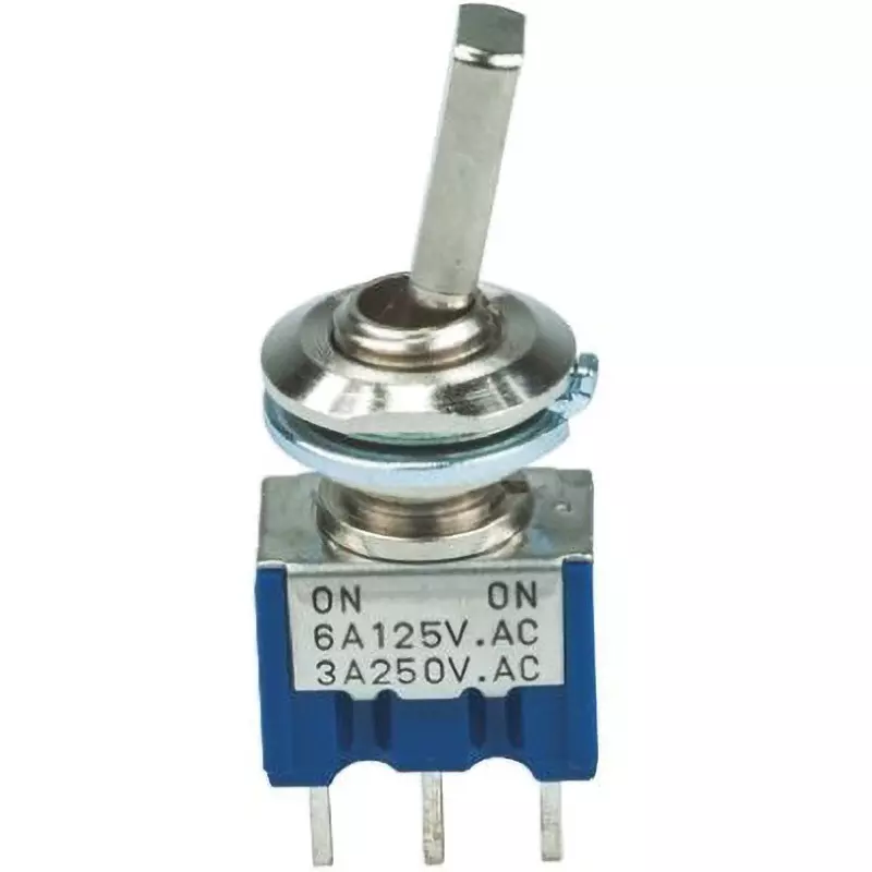 Nidek Toggle Switch AC 125/AC 250/DC 30 V Rated Voltage, 8C1012-Z
