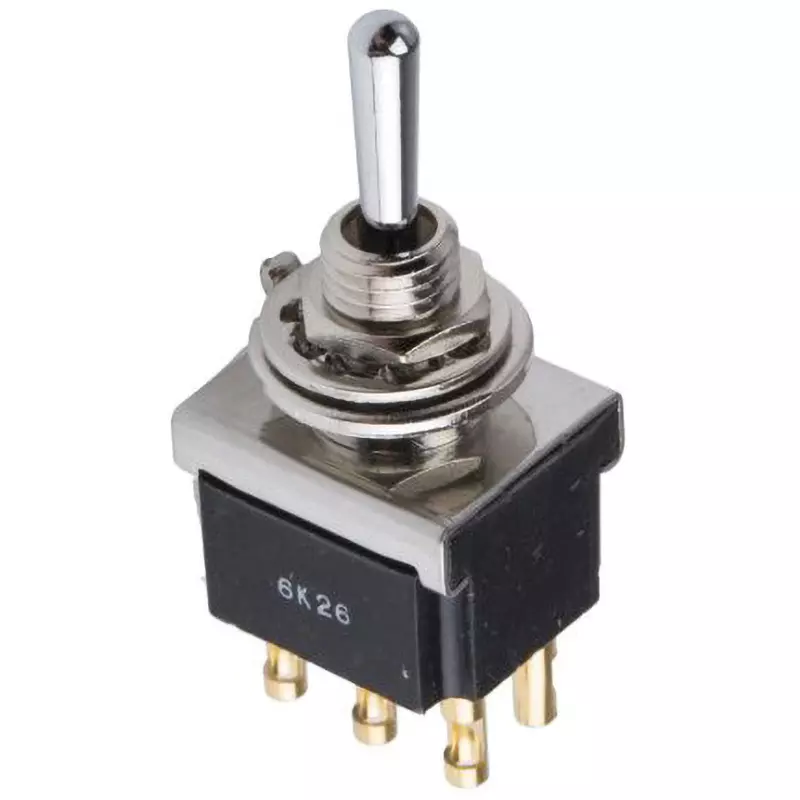 TE CONNECTIVITY Toggle Switch (Terminal)6 Rated Current 30 DC Rated Voltage, FTP0904