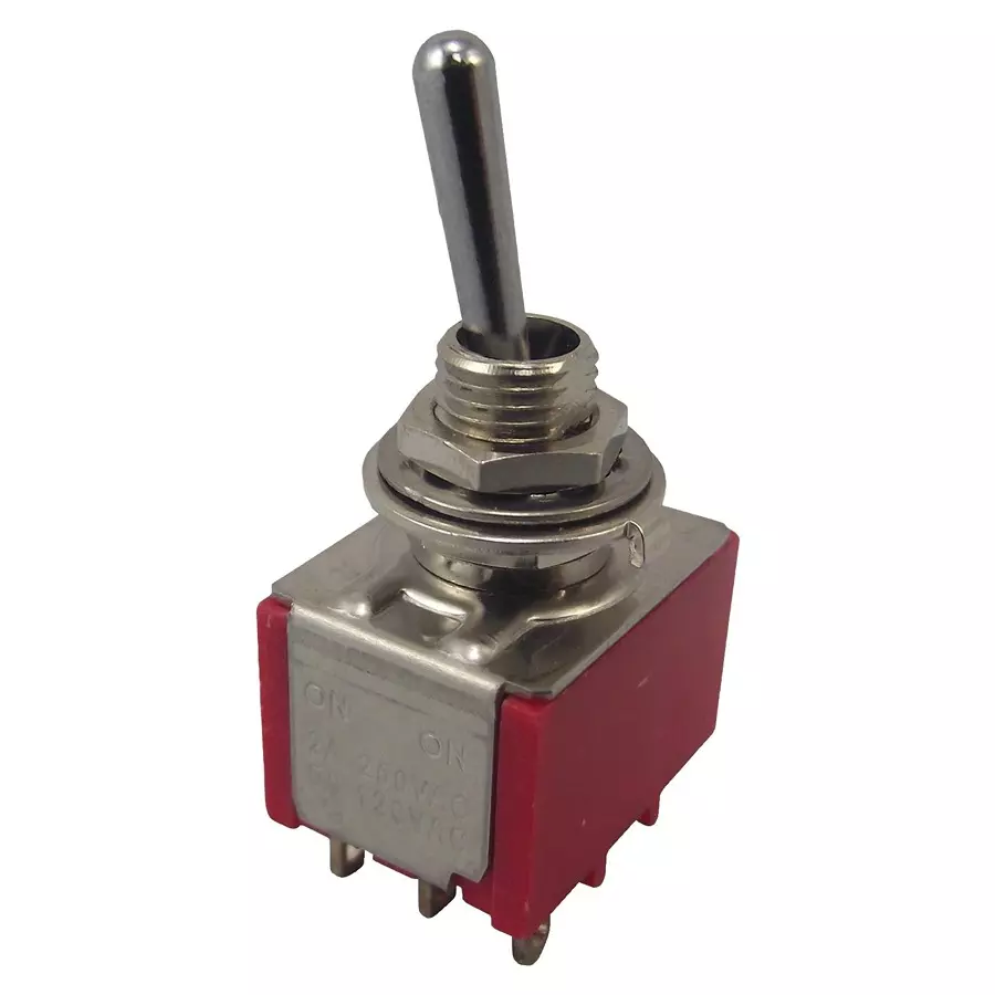 MULTICOMP PRO Toggle Switches SWITCH, 3PDT, 5A, 120VAC, 1M31T1B5M1QE