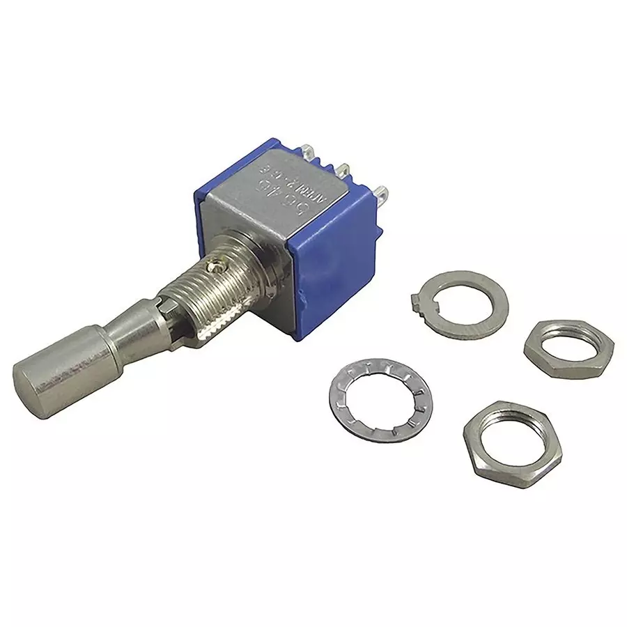 APEM SWITCH, DPDT, 4A, 30VDC, SOLDER, 5646A-2V