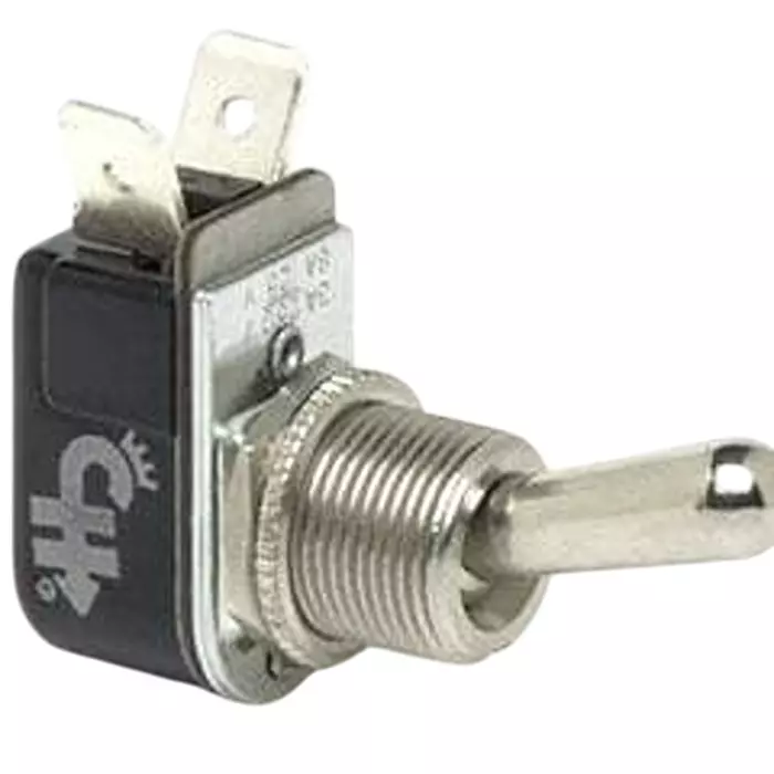 Cole Hersee Toggle Switch Non-Illuminated Quick Connect Termination 15 & 25 Amp Bat Actuator 12 V DC to 24 V DC, 55013