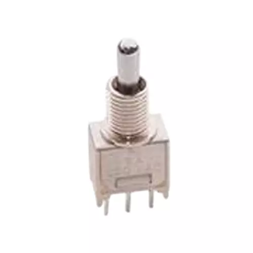 C&K COMPONENTS Toggle Switch Non-Illuminated Solder Pin Termination 3 Amp Bat Actuator 28 V DC, T101LTCQE