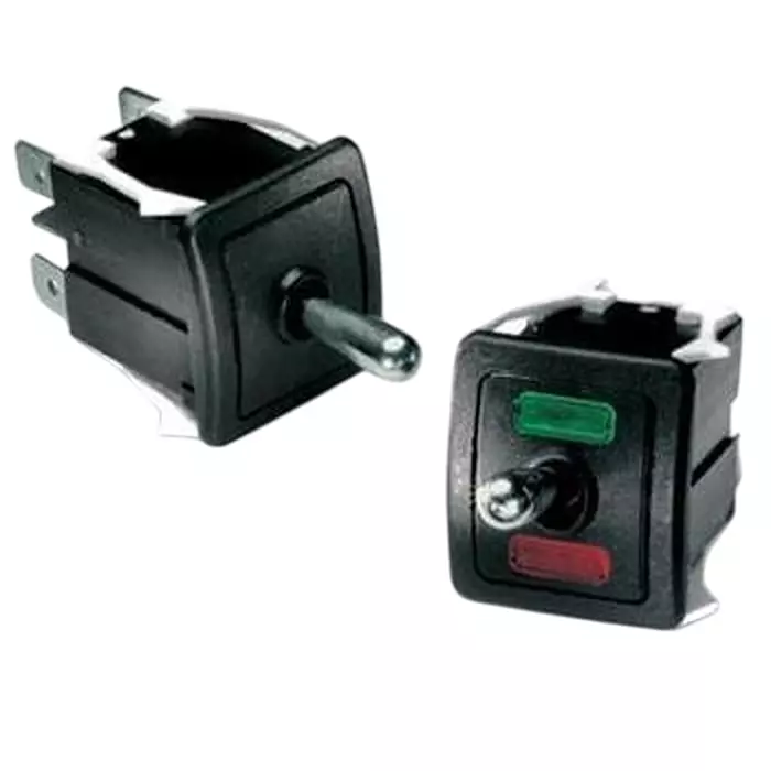 Otto Toggle Switch Illuminated Screw Termination 16 Amp Bat Actuator 28 V DC, K4BACCEABA